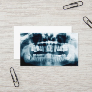 Tarjeta De Visita Rayo X de dientes