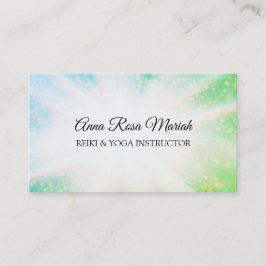 Tarjeta De Visita *~* Rayos de ráfagas de energía curan chispas Reik