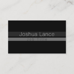 Tarjeta De Visita Rayos grises y negros profesionales de Guay