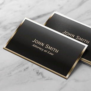 Tarjeta de visita real del abogado de la frontera