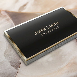 Tarjeta de visita real del interno de la frontera