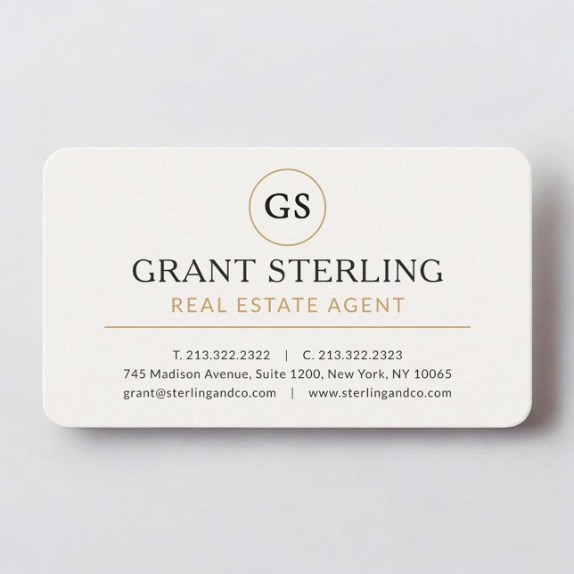 Tarjeta De Visita Real Estate Agent Professional (Subido por el creador)