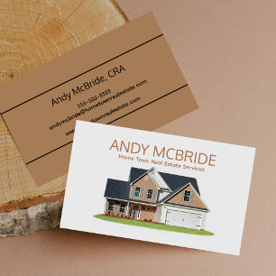 Tarjeta De Visita Real Estate Agent Professional Reality Sales