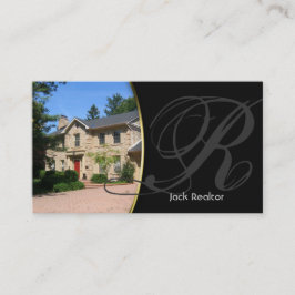 Tarjeta De Visita Real Estate Business Card Bonito House Driveway Bl