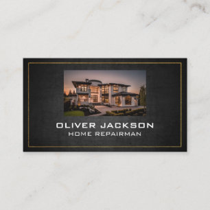Tarjeta De Visita Real Estate Homes Luxury   Propiedad