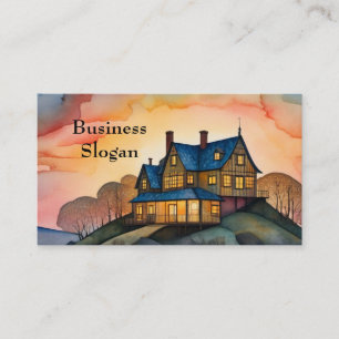 Tarjeta De Visita Real Estate House Business Card