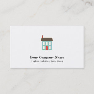 Tarjeta De Visita Real Estate House Business Card