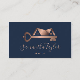 Tarjeta De Visita Real Estate Profesional Añadir Foto logo Realtor B
