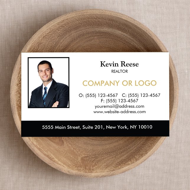 Tarjeta De Visita Real Estate Professional Añadir tu foto (Subido por el creador)