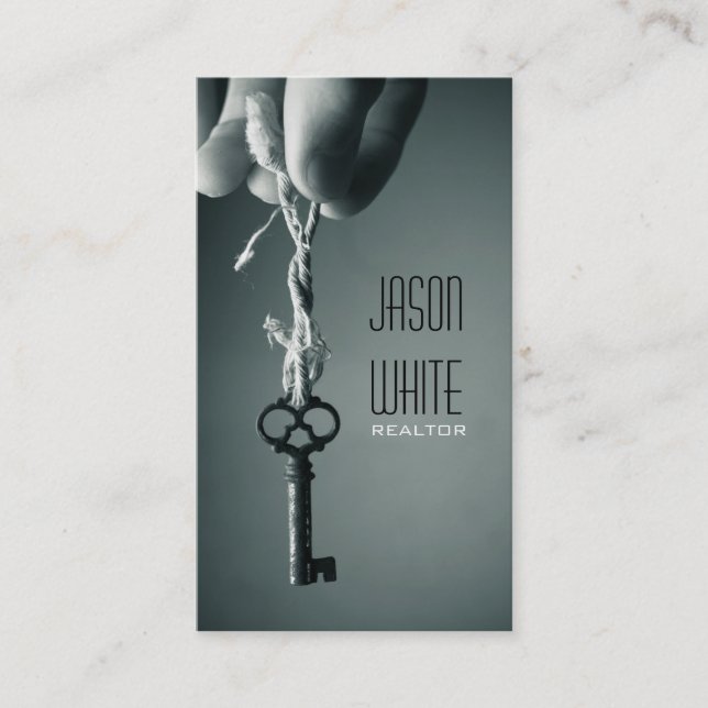 Tarjeta De Visita Real Estate, Realtor Business Card (Anverso)