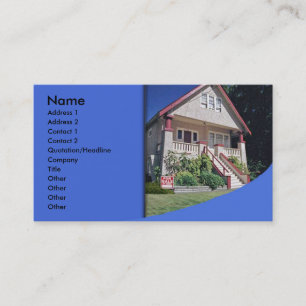 Tarjeta de visita Realestate