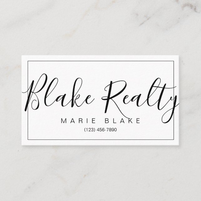 Tarjeta De Visita Realidad profesional moderna (Anverso)