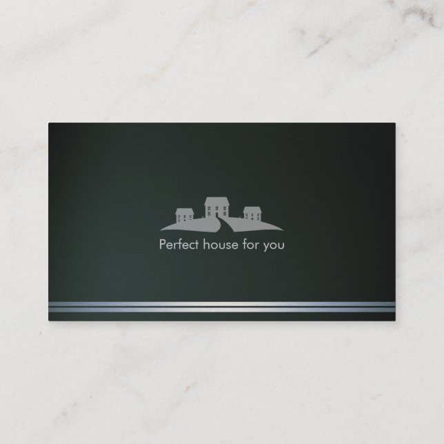 Tarjeta De Visita Realtor | Casa Perfecta (Reverso)