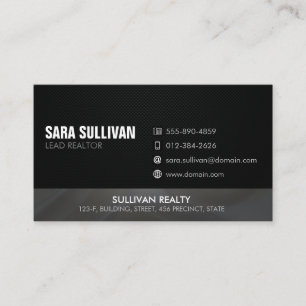 Tarjeta De Visita Realtor de bienes raíces