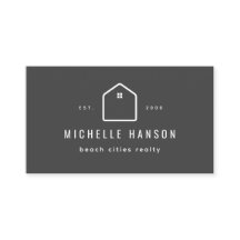 Realtor de iconos de la casa de color del personal