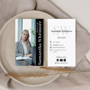 Tarjeta De Visita Realtor fotográfico profesional inmobiliario