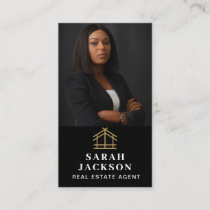 Tarjeta De Visita Realtor inmobiliario profesional Añadir código QR 