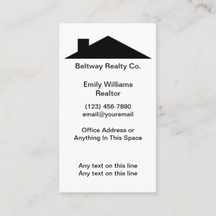 Tarjeta de visita Realtor o Home Services