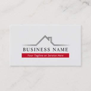 Tarjeta De Visita Realtor profesional del logotipo de la Casa Real