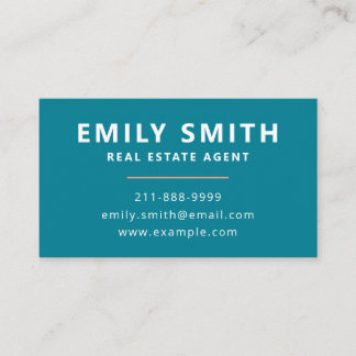 Tarjeta De Visita Realtor QR, agente inmobiliario moderno y fresco