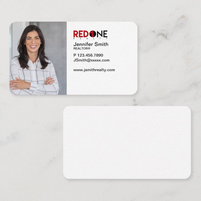 Tarjeta de visita Realtor Standard de 3,5" x 2,0" (Anverso / Reverso)