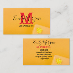 Tarjeta De Visita Rebelión amarilla y Naranja personalizada