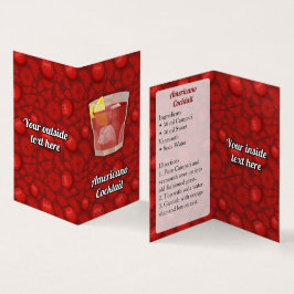 Tarjeta De Visita Receta Americana