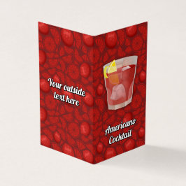 Tarjeta De Visita Receta Americana