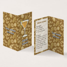 Tarjeta De Visita Receta de Sidecar