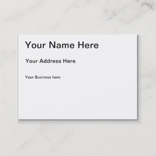 Tarjeta de visita rechoncha