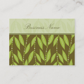 Tarjeta de visita rechoncha elegante del diseño