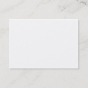 Tarjeta de visita rechoncha en blanco