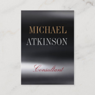 Tarjeta De Visita Rechoncho único creativo del texto intrépido