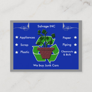 Tarjeta De Visita recicladores del pedazo