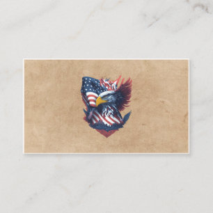 Tarjeta De Visita Reclutador de las Fuerzas Armadas Militares de EE.