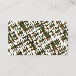 Tarjeta De Visita Reclutamiento militar de las Fuerzas Armadas en Es