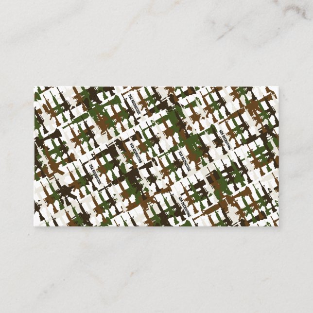 Tarjeta De Visita Reclutamiento militar de las Fuerzas Armadas en Es (Anverso)