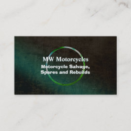 Tarjeta De Visita Reconstrución de motocicletas, apariencia de cuero