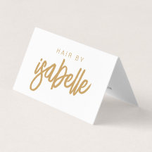 Recordatorio de citas de Hair Stylist Gold Script 