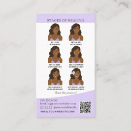 Tarjeta De Visita Recordatorio de citas y atención posterior al micr