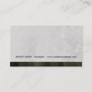 Tarjeta De Visita Recorte de estilo moderno gris grunge