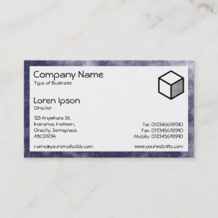 Tarjeta De Visita Rectángulo - Atmósfera Smokey