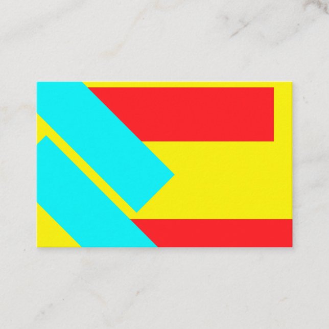 Tarjeta De Visita Rectángulos (Anverso)
