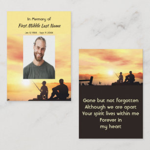 Tarjeta De Visita Recuerdo Padre Hijo Pescador Pesca