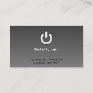 Tarjeta De Visita Recurso seguro con pendiente ligera