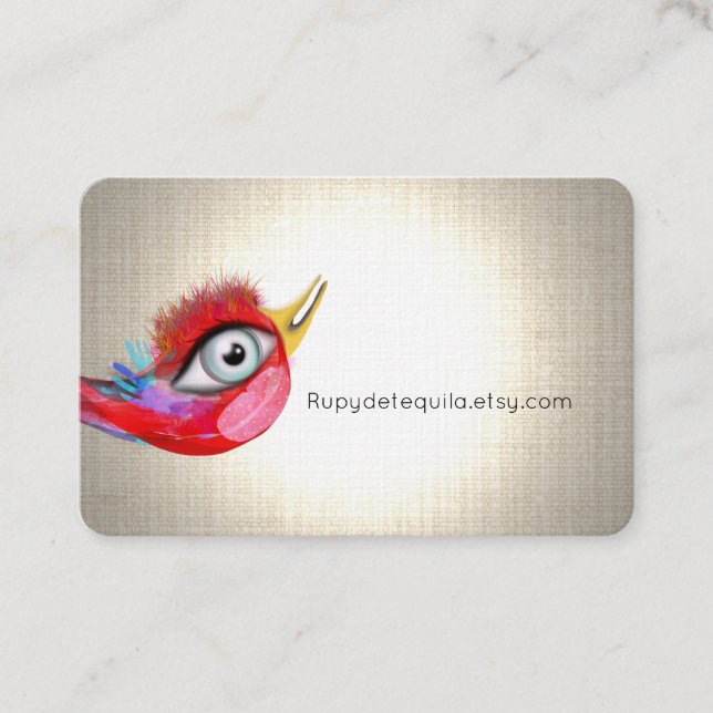 Tarjeta De Visita Red Bird (Anverso)