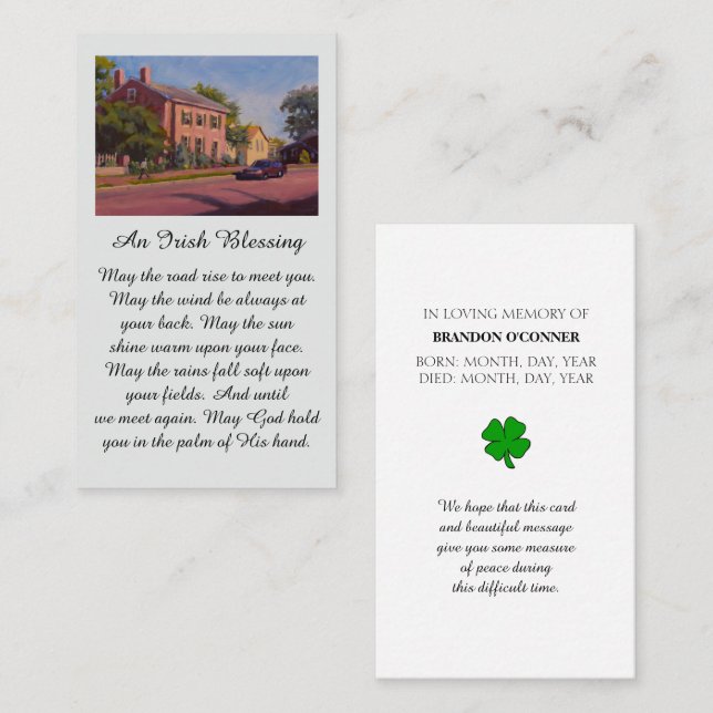 Tarjeta De Visita Red Blue Yellow Green Safely Home (Anverso / Reverso)