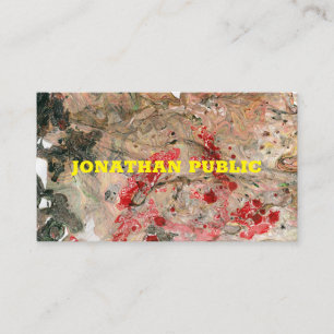 Tarjeta De Visita Red Brown Template Profesional Moderno Trendy