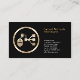 Tarjeta De Visita Red de puntos de red de ratónTarjeta de presentaci