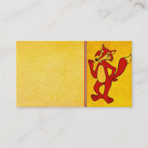 Tarjeta De Visita Red Fox Business Card